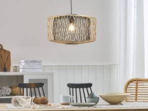 Lampe suspension JAVARI Noir - Marron - Bambou - 45 x 120 x 45 cm