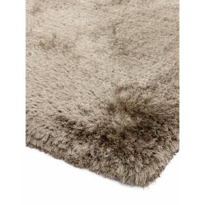 Tapis shaggy tufté main confort SPLASH Taupe - 160 x 230 cm