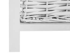 Nachttisch FLOWELLA Beige - Weiß - Holzwerkstoff - 39 x 62 x 30 cm