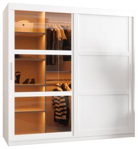 ARMOIRE À PORTES COULISSANTES DOME Largeur : 180 cm - Argenté