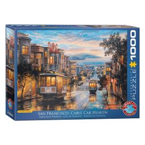 Puzzle San Francisco Cable Car Heaven Papier - 26 x 6 x 36 cm