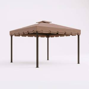 Pavillon Nuxia Braun - Metall - 300 x 268 x 300 cm