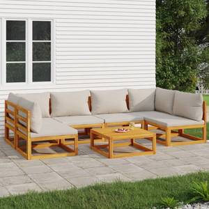 Garten-Lounge-Set 3028504-13 (7-teilig) Grau - Hellgrau