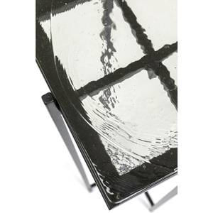 Console Ice Noir - Verre - 90 x 80 x 28 cm