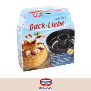 Dr. Oetker Frankfurter Kranzform Ø 26 cm Blau - Metall - 27 x 29 x 10 cm