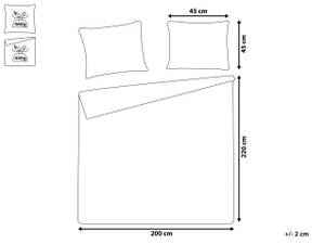 Tagesdecke ALAMUT 3-tlg 200 x 220 cm - Anzahl Teile im Set: 3