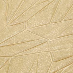 Wandpaneele 10er Set Gold - Kunststoff - 68 x 70 x 1 cm