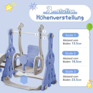 Kinderrutsche Schaukel Turm Ⅵ Blau