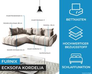 Ecksofa Kordelia Beige