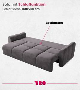 Sofa mit Schalffunktion NUBES Altrosa