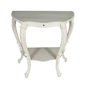 Table Console avec Tiroir Blanc