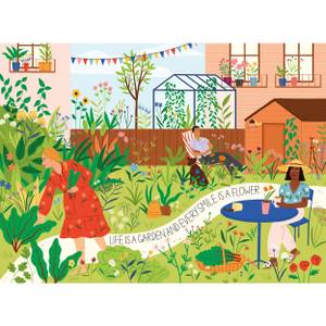 Puzzle Life is a Garden Papier - 24 x 4 x 34 cm