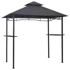 BBQ-Pavillon 48602 Grau - Metall - Textil - 150 x 255 x 240 cm