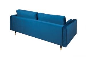 3er Sofa COZY VELVET Blau