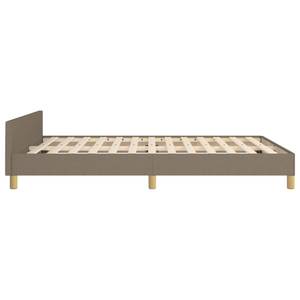 Bettgestell mit Kopfteil 3016044-1 Braun - Taupe - 143 x 193 cm