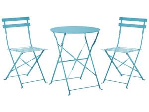 Bistro Set FIORI 3-tlg Blau