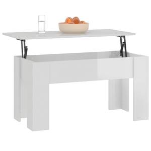 Couchtisch D711 Weiß - Holzwerkstoff - 49 x 52 x 101 cm