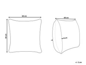 Kissen TRIGLAV 60 x 8 x 50 cm