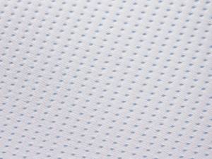 Memory Foam Kissen EMIN Blau - Weiß - Textil - 60 x 11 x 40 cm