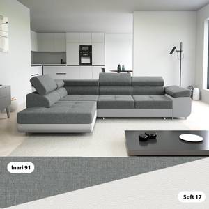 Ecksofa Eckcouch Almada L Form Couch Weiß - Ecke davorstehend links