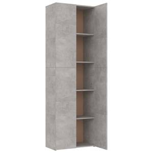 Büroschrank 298547 Grau - Steingrau - 60 x 190 x 32 cm