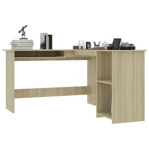 Bureau d'angle 3000152 Marron - Bois manufacturé - 140 x 75 x 120 cm