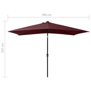 Parasol Rouge - Textile - 200 x 247 x 200 cm