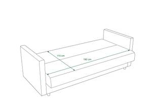 Sofa MARIBI Braun - Cremeweiß