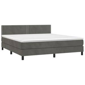 Boxspringbett 3017268-6 Dunkelgrau - Breite: 180 cm