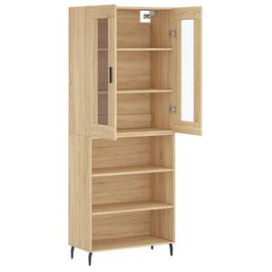 Highboard DE5736 Braun - Holzwerkstoff - 34 x 180 x 70 cm