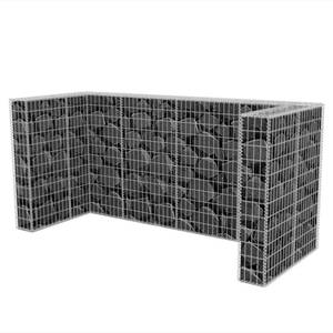 Gabion 293949 Argenté - Métal - 100 x 120 x 250 cm