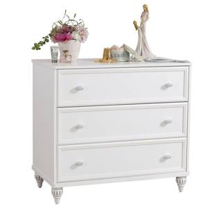 Commode Romantica Blanc - Bois manufacturé - 91 x 84 x 50 cm