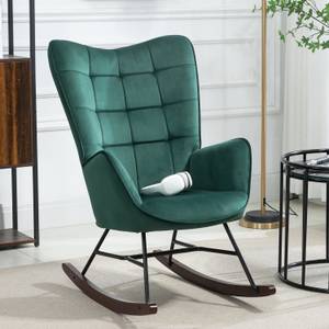 Schaukelstuhl Sessel Relaxsessel Grün