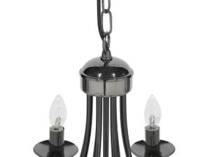 Lampe suspension TEESTA Noir - Métal - 59 x 143 x 59 cm