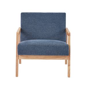 Fauteuil BONIFACIO Bleu - Textile - 74 x 77 x 69 cm