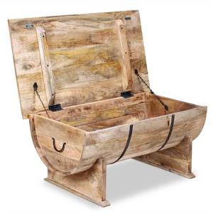 Couchtisch 243977 Braun - Massivholz - Holzart/Dekor - 50 x 40 x 88 cm