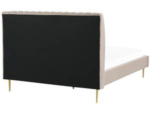 Doppelbett MARVILLE Beige - Gold - Breite: 202 cm