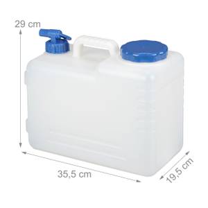 Wasserkanister mit Hahn 36 x 29 x 20 cm