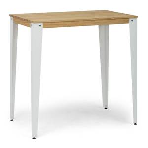 Table Mange debout Lunds 60X140 BL-NA Blanc