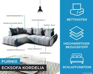 Ecksofa Kordelia Blau