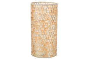 Vase Mosaik Orange - Glas - 15 x 29 x 15 cm