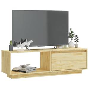 TV-Schrank D652 Braun - Massivholz - 30 x 34 x 110 cm