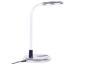 Lampe de bureau COLUMBA Argenté - Blanc