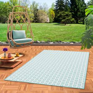 Outdoor Teppich Cape Cod Türkis - 100 x 100 cm