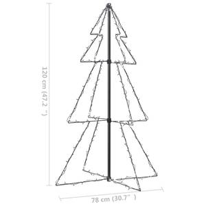 Weihnachtskegelbaum 3009952 Reinweiß - 78 x 120 x 78 cm
