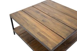 Table basse Padang En partie en bois massif - 80 x 40 x 80 cm