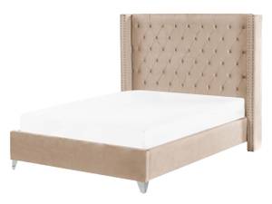 Doppelbett LUBBON Beige - Silber - 152 x 142 x 215 cm