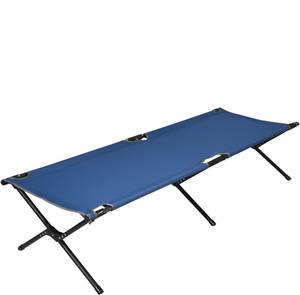 Campingbett OP70269 Blau - Metall - 67 x 42 x 190 cm