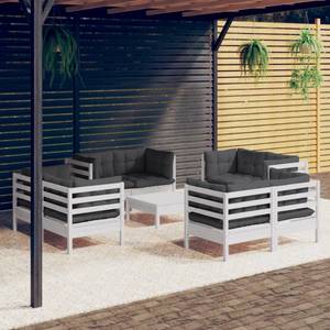 Garten-Lounge-Set Weiß