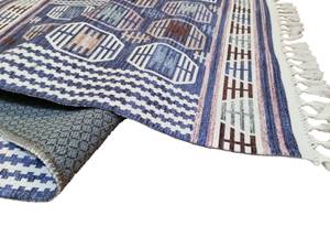 Teppich BERBERE CHAOUEN Blau - Textil - 200 x 6 x 300 cm